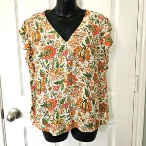 Nicole Miller Floral Blouse